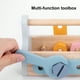 thumbnail image 4 of Caja De Herramientas De Madera Para Niños, Habilidad Motora Educativa, Desarrollo De Coordinación Mano-Ojo, Reparación, Kit De Herramientas De Artesano Para Niño, Niña, Niño, Regalo Para El Hogar seitruly FN002384-00, 4 of 5