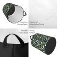 thumbnail image 2 of Gukieu Fun Panda Playing With Bamboo Leaves Print Round Dirty Clothes Bag, Waterproof Standing Home Bathroom Storage Basket Car Trunk Storage Bag-Medium, 2 of 6
