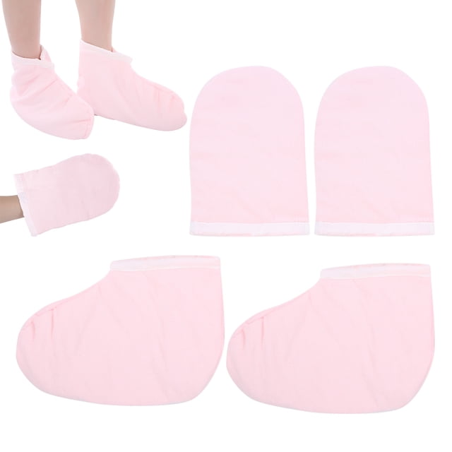 Guantes Aislados de Cera de Parafina, Un par de Guantes de parafina de parafina Tabella de Poliéster Mantenga El Calor Fácil de Usar para el Hogar para Spas para para