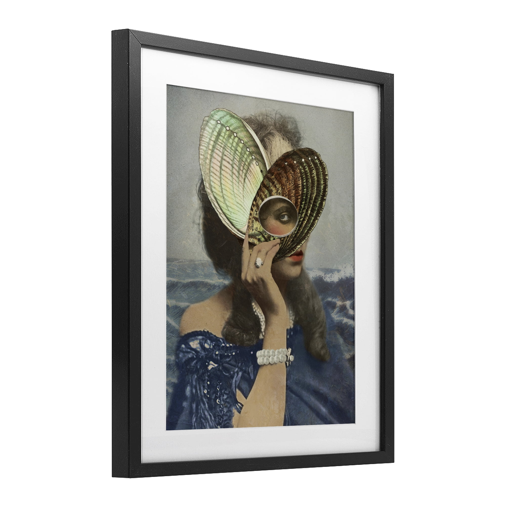 Stupell Industries Portrait of Naturalist Black Framed Print Under Glass, design by Victoria Barnes