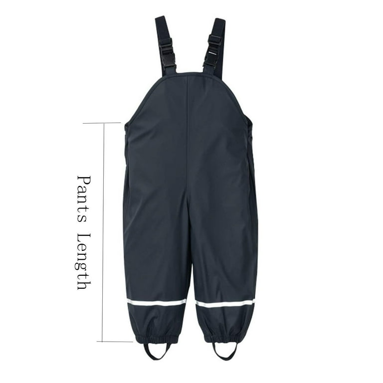 Boys Rain Pants Waterproof Pants for Kids Boys Overalls Kids Rain