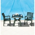 thumbnail image 3 of Compamia Viva 31" Resin Square Patio Dining Table in Green, 3 of 6