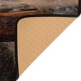 thumbnail image 4 of Non-Slip Area Rug 36"x24" Indoor Washable Floor Mats Carpet Printed for Living Room, Bedroom, Home Decor A Pumpkin Lantern Sitting on Wood, 4 of 7