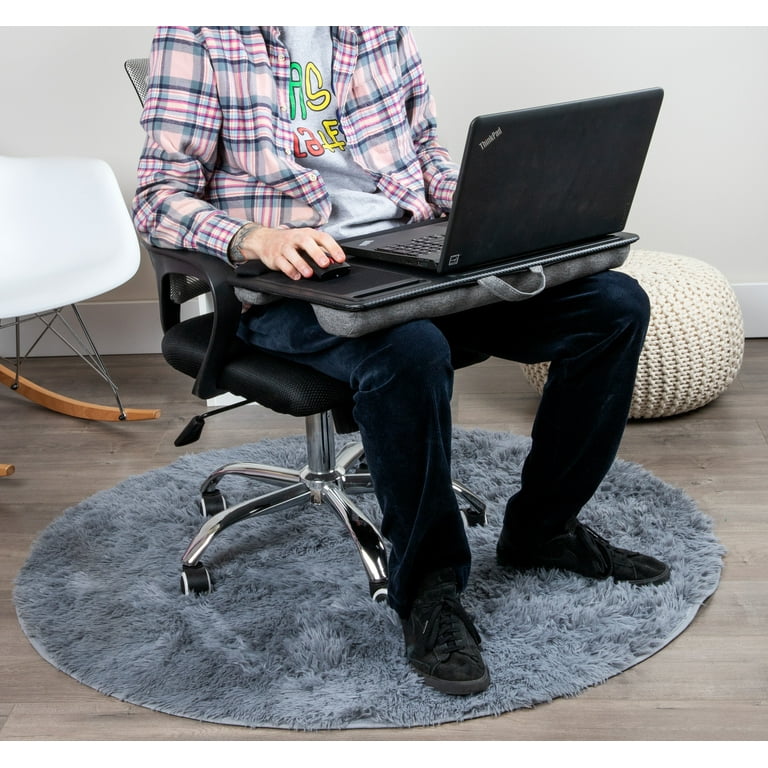 Mind Reader Cushioned Lap Desk Portable Laptop Support with