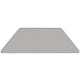 thumbnail image 5 of 25''W x 45''L Trapezoid Grey HP Laminate Activity Table - Standard Height Adjustable Legs, 5 of 5