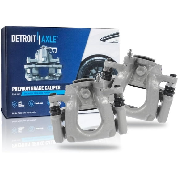 Detroit Axle - Rear Brake Calipers with Brackets Replacement for 2016 2017 2018 2019 2020 2021 Mazda 6