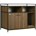 thumbnail image 1 of PawHut Hidden Cat Litter Box Enclosure w/ Scratching Pad, Doors, Storage, 1 of 10