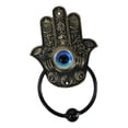 thumbnail image 5 of Sacred Symbols Hand of God Hamsa Palm Glass Evil Eye Decorative Door Knocker, 5 of 9