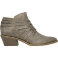 thumbnail image 2 of Women's Life Stride Prairie Ankle Bootie Ash Faux Leather 10 W, 2 of 6
