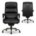LaZBoy Aberdeen Ergonomic Office Chair, Comfy Oversized Arms, Black
