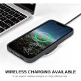 thumbnail image 6 of iPhone 13 Case,Phone Case for iPhone 13,Slim Fit Liquid Silicone Soft Gel Rubber Lightweight Microfiber Lining Shockproof Anti-Scratch Protective Phone Cover for iPhone 13 6.1'' 2021,Deep Grey, 6 of 17