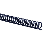 GBC Color Coil Binding Spines, 10 mm, Navy, 100 Pack