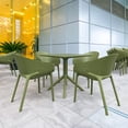 thumbnail image 3 of Compamia Sky Pro Stacking Dining Chair in Olive Green finish, 3 of 10