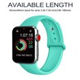 thumbnail image 3 of Correa de reloj deportivo compatible con Watch 42-44 mm Correa deportiva de repuesto de silicona suave Compatible con iWatch Series 5/4/3/2/1, S/M, M/L Ormromra 2033270-4, 3 of 9