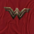 thumbnail image 2 of Wonder Woman Movie T-Shirt Wonder Woman Logo Unisex Graphic Tee For Men & Women Cardinal&nbsp;, 2 of 7