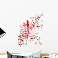 thumbnail image 1 of Cherry Blossom and Bird Wall Mural by Wallmonkeys Peel and Stick Graphic (18 in H x 14 in W) WM19781, 1 of 4