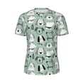 thumbnail image 5 of Wukai Puppy Print Men's Short-Sleeved Mesh T-Shirt,Quick-Dry Short Sleeve Workout T-Shirt-Medium, 5 of 8