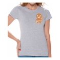 thumbnail image 1 of Awkward Styles Ginja Pocket Tshirt Gingerbread Ninja Christmas Shirt for Women Funny Christmas Shirts Women's Ugly Christmas T Shirt Gingerbread Man Holiday Shirt Christmas Pocket Tshirt Xmas Gifts, 1 of 4