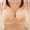 Beige, variant on SCSAlgin Wireless Support Bras for Women Plus Size Full Coverage Bra Push up Bralettes No Underwire Bras Everyday Wear