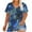 Print 05, variant on Women's T-Shirts Oversized Cute Floral Printing Short Sleeve Shirt Casual Gradient Color Blouses Top V-Neck Summer Loose Breathable Plus Size Pullover Tops Print 01 5XL