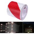 thumbnail image 4 of 2 Piezas Cinta Reflectante Etiqueta de Advertencia de Seguridad Película Reflectante Blanco Rojo, Cinta Fluorescente Etiqueta de Seguridad para Visibilidad Nocturna 5 cm x 3 m Sincero Electrónica, 4 of 5