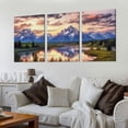 thumbnail image 2 of Nawypu  Grand Teton Wall Art Decor National Park Poster Landscape Canvas Painting Artwork Framed Home Decor Large Poster Painting for Bedroom Living Room 12''x16''X3 Panels, 2 of 4