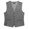 thumbnail image 4 of COOFANDY Men Casual Suit Vest Formal Dress Vest Slim Fit Waistcoat Business Wedding, 4 of 6