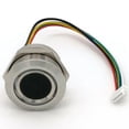 thumbnail image 3 of 2X R503 Circulaire Rond Deux Couleurs Anneau Indicateur Conduit Contrôle DC3.3V MX1.0-6Pin Capteur Capacitif d'Empreintes Digitales, 3 of 6