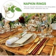 thumbnail image 5 of 2 Pieces Realistic Napkin for Dining Table, Decorative Serviette Buckles, Elegant Table Setting Accessories, 5 of 6