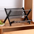 thumbnail image 3 of 1 Set Folding Dish Drainer Plate Drying Rack Plate Holder Dish Rack Drying Strainer, 3 of 9