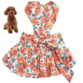 thumbnail image 1 of Chien Bowknot Robe Fleur: Coton Chiot Princesse Robe pour Animaux de Compagnie Vêtements pour l'Été, 1 of 3