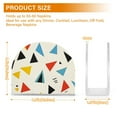 thumbnail image 4 of Yayeee Napkin Holder for Table Kitchen Paper Tissue Organization, Beige Triangles, 4 of 8