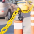 thumbnail image 4 of 13ft/4m Plastic Chain, Yellow Plastic Chain Barrier, Barrier Chains, Warning Chain for Parking, Construction Sites, Driveways Or Borders of Properties and Gardens, 4 of 7