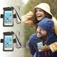 thumbnail image 1 of 2PCAcampar al aire libre Pesca Natación Impermeable A prueba de polvo Teléfono Bolsa impermeable Wmkox8yii  jkg2289, 1 of 2