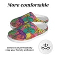 thumbnail image 6 of Kdxio Colorful Dinosaur Women's Men's Slippers Plush Slip-On House Slipper for Winter Indoor Soft Cushion Non-slip Fluffy Slides Slippers-35/36, 6 of 7