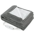 thumbnail image 1 of Costway Heated Blanket Electric Throw w/5 Heating Levels 10 Hours Auto-Off 84" x 62", 1 of 10