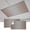 Brown Grey, variant on Teal Grey Ombre Magnetic Fluorescent Light Covers for Ceiling Lights 2x4Ft, Gradient Contemporary Abstract Art Office Classroom Kitchen Drop Ceiling Light Covers Lighting Filters Shade Panel 2 Packs