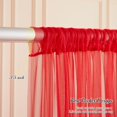 thumbnail image 5 of UniMall 10x10ft Red Tulle Backdrop Curtain with Lights String for Parites, Sheer Backdrop Curtains for Wedding Baby Shower Birthday Party Photo Shoot Decorations, 5 of 17