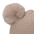 thumbnail image 3 of NOKIO Kids Christmas Sweater Hat Toddler Christmas Pom Pom Hat Children's Knit Hat Woolen Hat Winter Double Hairball Woolen Hat Pullover Hat Girl Children's Cartoon Knit Hat Cute Bear, 3 of 4