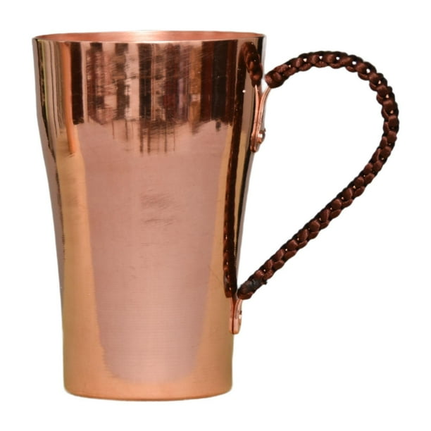 Taza Moscow Mules De 400 Ml, Resistente, De Cobre Puro, Para Té, Leche, Para El Hogar, Con Asa