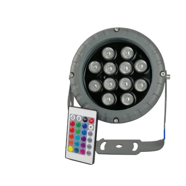 12W With Memory LED RGB Flood Light Lamp Roman Column Lighting Led Spotlight With Remote Control Floodlight ,Light Your Way Forward