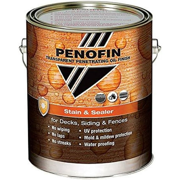 Penofin Performance Coatings Inc Semi-Transparent Matte Dark Walnut Oil-Based Stain and Sealer 1 gal.