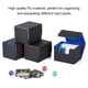 thumbnail image 2 of Vogacara Caja de almacenamiento de cubierta de tarjeta coleccionable con organizador de tapa Estuches para juegos Protector Organización de Type2 NO2, 2 of 6