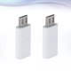 thumbnail image 5 of Adaptador de datos tipo C hembra a micro USB (2 unidades/juego) para tableta, teléfono y portátil (blanco), 5 of 7