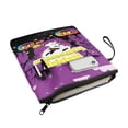 thumbnail image 2 of HELLHERO Zipper Bag with Book Protection Polyester Fabric Pocket Easy Carry Book Case for Office Decorative Design Hardcover Notebook Journal Textbooks Paperbacks, 2 of 8