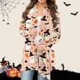 thumbnail image 4 of Women's Halloween Cardigan Sweater Fall Long Sleeve Open Front Casual Loose Fit Top for Women Comfortable Stylish Outwear, 4 of 4