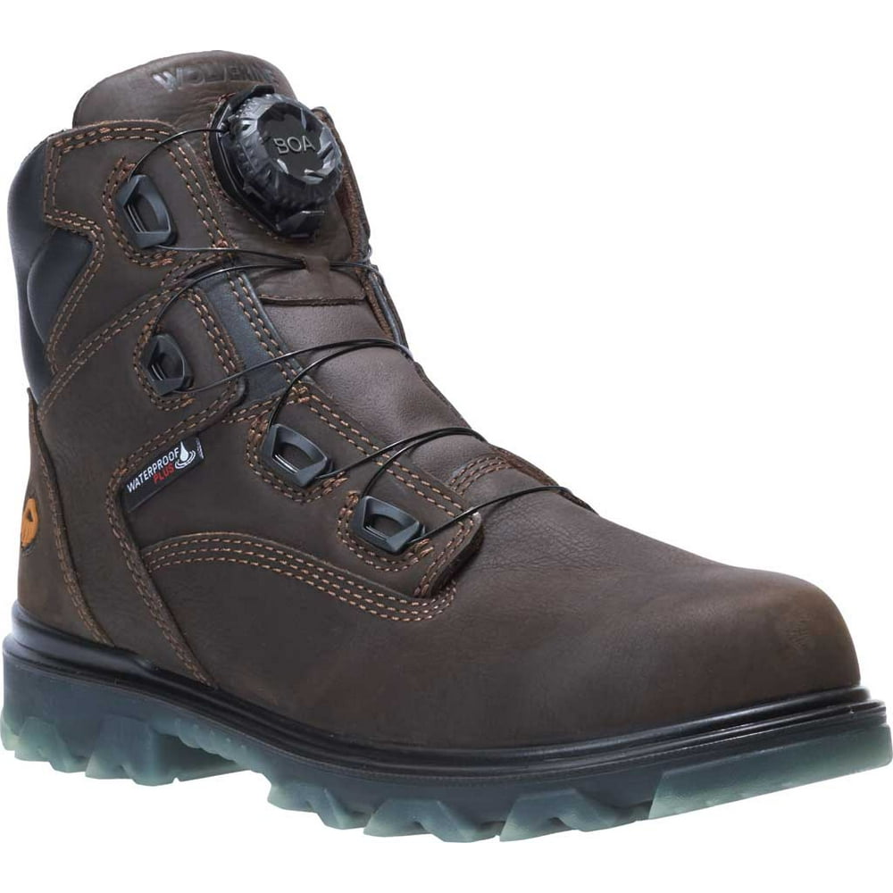 mens work boots with boa lacing system
