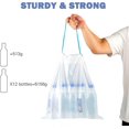 thumbnail image 5 of khaki Bolsas de basura de 4 galones – 180 unidades, pequeñas bolsas de basura con cordón para baño, cocina, dormitorio, oficina, bolsas de basura pequeñas sin perfume, plástico bl, 5 of 5