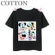 thumbnail image 4 of Camiseta de algodón con estampado de dibujos animados para niños, de manga corta, informal, de Disney Four Palace, Minnie Mouse, Anime, para verano, 4 of 5