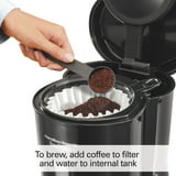 Hamilton Beach Brew Station 10 Cup Coffee Maker, Black, 47380 - Walmart.com